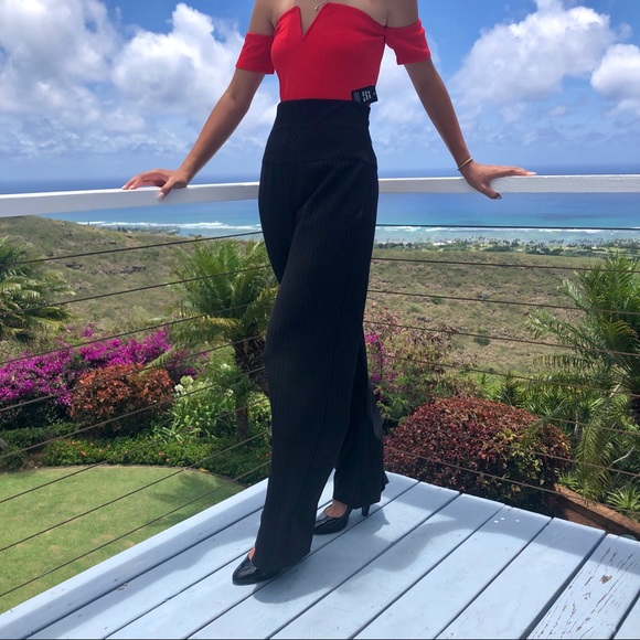 Escada Pants - 🔴SOLD🔴 Escada High Waist Pinstripe pants